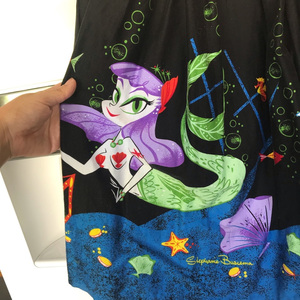 Pinup Couture Stephanie Buscema mermaid skirt Lg